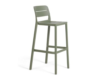 Scaun inalt exterior Nardi Cassia Stool, h76cm, verde Cactus