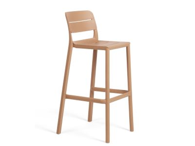 Scaun inalt exterior Nardi Cassia Stool, h76cm, Cappuccino
