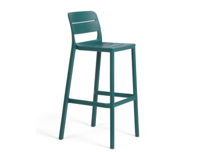 Scaun inalt exterior Nardi Cassia Stool, h76cm, verde Maya