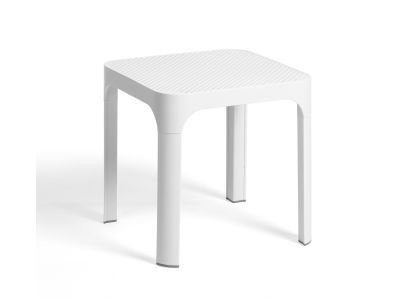 Masuta exterior Nardi Net 40x40cm, h 40cm, alb