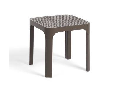 Masuta exterior Nardi Net 40x40cm, h 40cm, maro tabacco