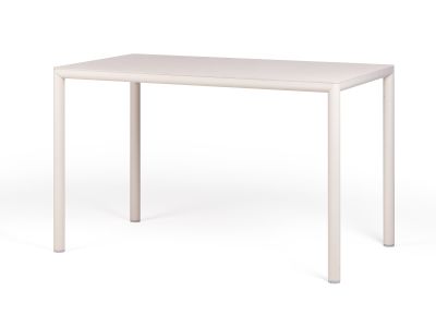 Masa exterior Nardi Piave 120x70cm, h76cm, baza aluminiu, top HPL Materia, corda
