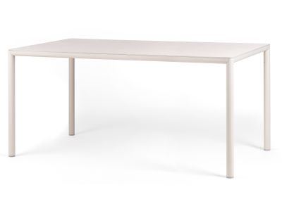 Masa exterior Nardi Piave 160x90cm, h76cm, baza aluminiu, top HPL Materia, corda