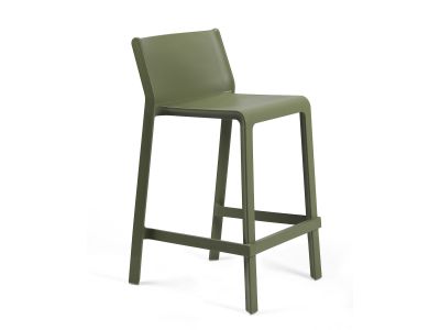 Scaun inalt exterior Nardi Trill Mini Stool, h65cm, verde agave