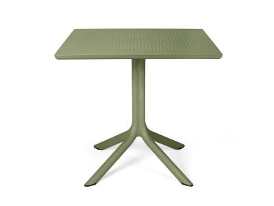 Masa exterior Nardi Clip 80, h 75cm, 80x80cm, verde agave