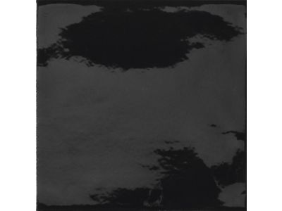 Faianta Iris Bottega D'Arte 15x15cm, 10mm, Nero lucido