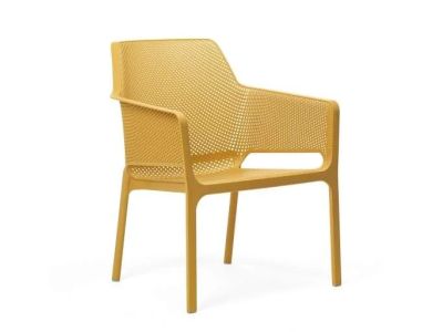 Scaun exterior Nardi Net Relax, galben