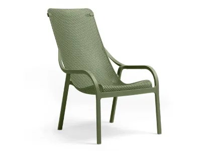 Fotoliu exterior Nardi Net Lounge verde agave
