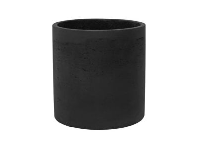 Ghiveci Deko Senso Rough Puk L, negru