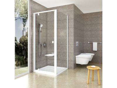 Perete lateral dus Ravak Pivot PPS 80cm, alb