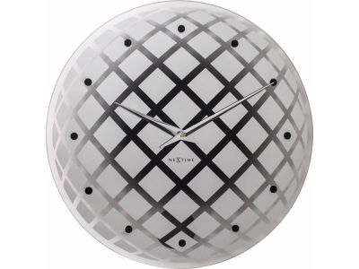 Ceas de perete NeXtime Pendula Round 43cm, Silver