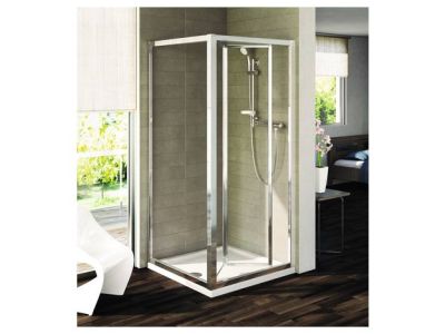 Panou lateral fix Ideal Standard Connect L 95 cm sticla transparenta, profil argintiu