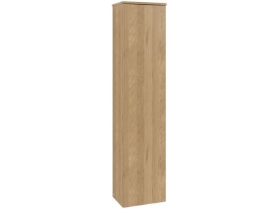 Dulap inalt tip coloana Villeroy & Boch Antao cu 1 usa, 41.4x28.7x171cm, orientare stanga, Honey Oak