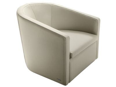 Fotoliu Gamma Pretty PNA, piele Piuma E516, HandMade in Italy