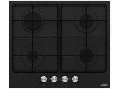 Plita gaz incorporabila Franke Smart 600 FHSM 604 4G ON E cu 4 arzatoare, 60cm, Nero