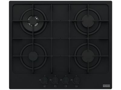 Plita gaz incorporabila Franke Maris 600 FHMA 604 3G DC MB C cu 4 arzatoare, 60cm, gratare fonta, Matte Black