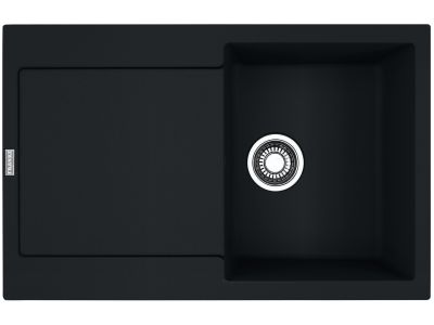 Chiuveta bucatarie Franke Maris MRG 611 reversibila, 780x500mm, tehnologie Sanitized, fragranite, Matte Black