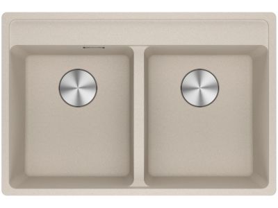 Chiuveta bucatarie Franke Maris MRG 620-35-35 TL cu doua cuve, 760x510mm, fragranite, Sahara