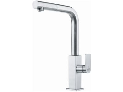 Baterie bucatarie Franke Mythos cu pipa extractabila, Inox