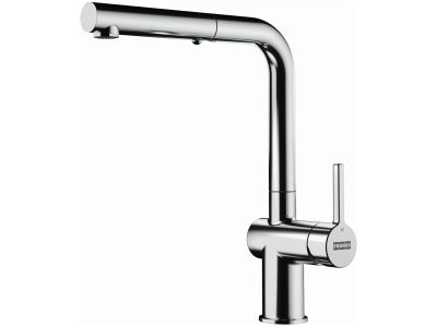 Baterie bucatarie Franke Active Plus cu dus extractibil, Crom