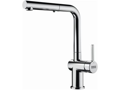 Baterie bucatarie Franke Active Window cu dus extractibil, pentru montare sub fereastra, Crom