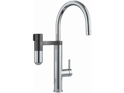 Baterie bucatarie Franke Vital, sistem filtrare integrat, Crom/Gun Metal