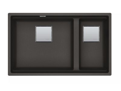 Chiuveta bucatarie Franke Kubus 2 KNG 120, 760x460mm, fragranite, Slate Grey
