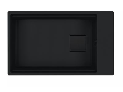 Chiuveta bucatarie Franke Kubus 2 KNG 110-62, 62x42cm, fragranite, Matte Black