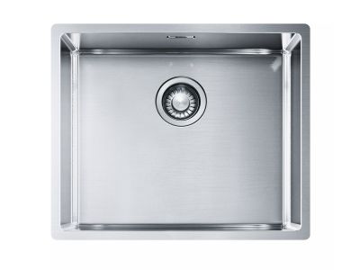 Chiuveta bucatarie Franke Box BXX 210/110-50 cu 1 cuva, 540x450mm, ventil Premium, inox lucios