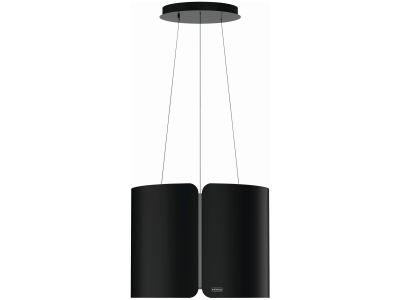 Hota suspendata Franke Smart FSMS F42 BK MATT, 580 m3/h, diametru 42cm, Matte Black