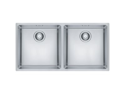 Chiuveta bucatarie Franke Maris MRX 120 40-40 cu 2 cuve, 865x440mm, inox lucios