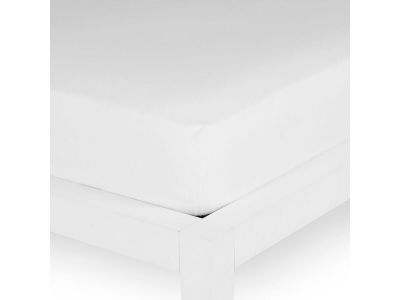 Protectie saltea Descamps Molleton Classique 160x200cm, alb