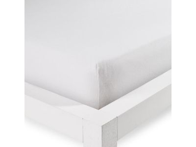 Protectie saltea Descamps Molleton 140x200cm, impermeabila, alb