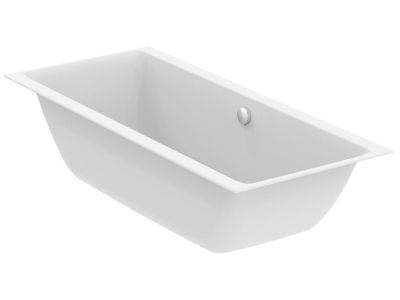 Cada baie rectangulara Ideal Standard Connect Air Slim 180x80cm, acril alb mat