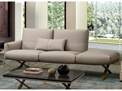 Canapea Gamma Rialto SP043, 220cm, piele Danka F300, HandMade in Italy