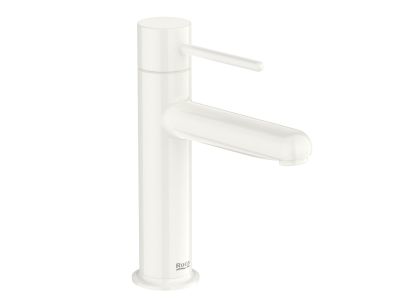 Baterie lavoar Roca NU S, Cold Start, fara ventil, maneta pin, Glossy White