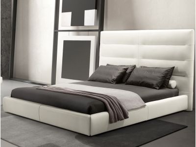 Pat Gamma Sayonara Night pentru saltea 180x200cm, piele Pampas E925, HandMade in Italy