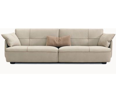 Capanea Gamma Space D3M cu 3 locuri, 260cm, piele Burt F613, HandMade in Italy