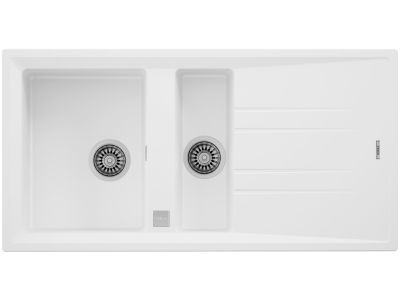 Chiuveta bucatarie Teka Stone 60B TG 1 1/2B 1D, 1000x510mm, White