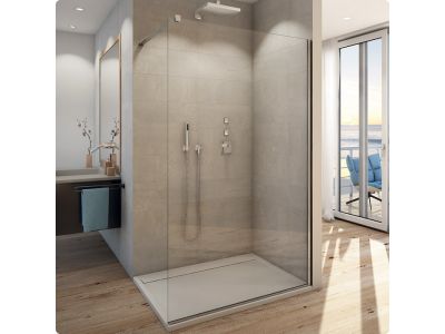 Cabina de dus Walk-In Ronal (SanSwiss) Easy STR4P 80cm, sticla securizata 8mm