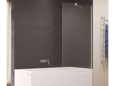 Paravan de cada Ronal (SanSwiss) Easy, un element fix, 120x150cm, sticla securizata 6mm