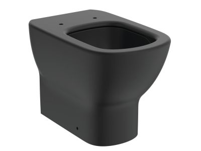 Vas WC Ideal Standard Tesi AquaBlade back-to-wall pentru rezervor ingropat, negru mat