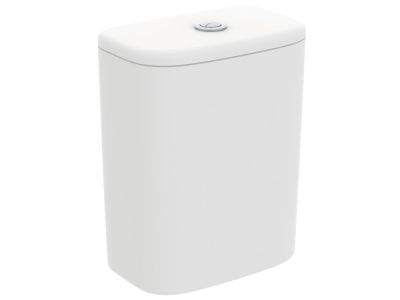 Rezervor WC Ideal Standard Tesi Silk cu alimentare inferioara, alb mat