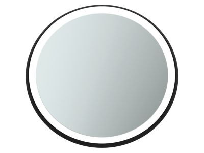 Oglinda rotunda Ideal Standard Conca 65cm, rama metalica si iluminare LED