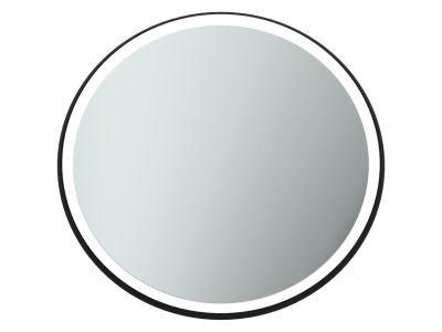 Oglinda rotunda Ideal Standard Conca 90cm, rama metalica si iluminare LED
