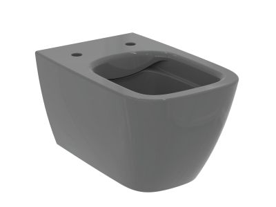 Vas WC suspendat Ideal Standard I.life B Rimless+, gri lucios