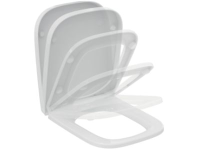 Capac wc Ideal Standard I.Life B cu inchidere lenta, alb