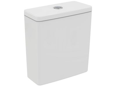 Rezervor asezat Ideal Standard i.life A/B cu alimentare inferioara, glazura HY Smartguard, alb