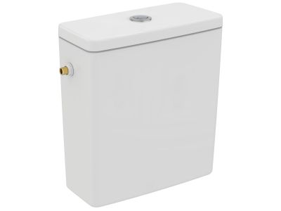 Rezervor asezat Ideal Standard I.life A/B cu alimentare laterala, glazura HY Smartguard, alb