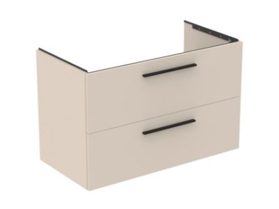 Dulap baza Ideal Standard i.Life B cu 2 sertare, 100x50.5x63cm, bej mat